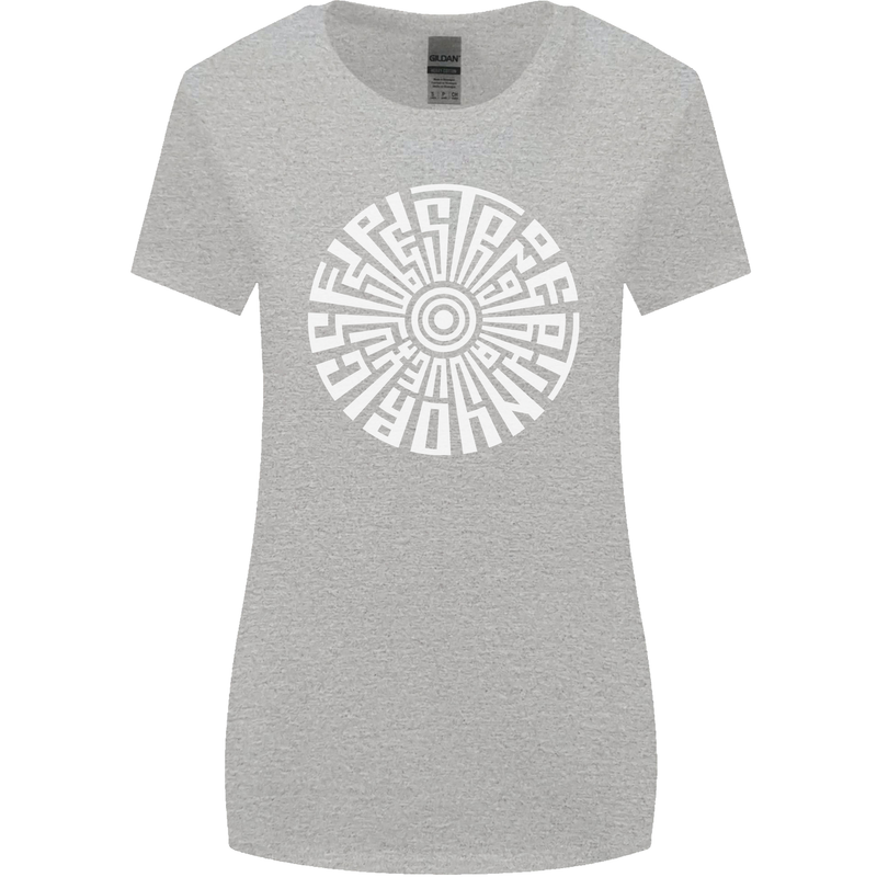Gym Be Stronger Than Your Excuses Fitness Womens Wider Cut T-Shirt Sports Grey
