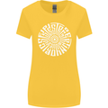 Gym Be Stronger Than Your Excuses Fitness Womens Wider Cut T-Shirt Yellow