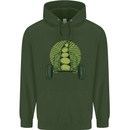 Gym Bean Bodybuilding Gym Training Childrens Kids Hoodie Forest Green