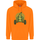 Gym Bean Bodybuilding Gym Training Childrens Kids Hoodie Orange