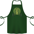 Gym Bean Bodybuilding Gym Training Cotton Apron 100% Organic Forest Green