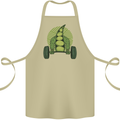 Gym Bean Bodybuilding Gym Training Cotton Apron 100% Organic Khaki