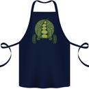Gym Bean Bodybuilding Gym Training Cotton Apron 100% Organic Navy Blue