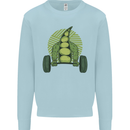 Gym Bean Bodybuilding Gym Training Kids Sweatshirt Jumper Light Blue