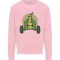 Gym Bean Bodybuilding Gym Training Kids Sweatshirt Jumper Light Pink