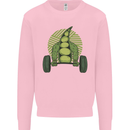 Gym Bean Bodybuilding Gym Training Kids Sweatshirt Jumper Light Pink