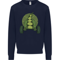 Gym Bean Bodybuilding Gym Training Kids Sweatshirt Jumper Navy Blue