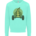 Gym Bean Bodybuilding Gym Training Kids Sweatshirt Jumper Peppermint