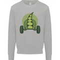 Gym Bean Bodybuilding Gym Training Kids Sweatshirt Jumper Sports Grey