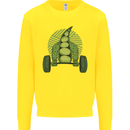 Gym Bean Bodybuilding Gym Training Kids Sweatshirt Jumper Yellow