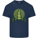 Gym Bean Bodybuilding Gym Training Kids T-Shirt Childrens Navy Blue