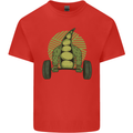 Gym Bean Bodybuilding Gym Training Kids T-Shirt Childrens Red