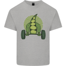 Gym Bean Bodybuilding Gym Training Kids T-Shirt Childrens Sports Grey