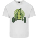 Gym Bean Bodybuilding Gym Training Kids T-Shirt Childrens White