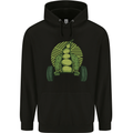 Gym Bean Bodybuilding Gym Training Mens 80% Cotton Hoodie Black