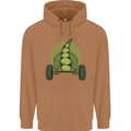 Gym Bean Bodybuilding Gym Training Mens 80% Cotton Hoodie Caramel Latte