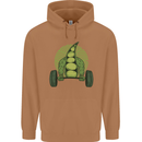 Gym Bean Bodybuilding Gym Training Mens 80% Cotton Hoodie Caramel Latte
