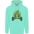 Gym Bean Bodybuilding Gym Training Mens 80% Cotton Hoodie Peppermint