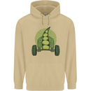 Gym Bean Bodybuilding Gym Training Mens 80% Cotton Hoodie Sand