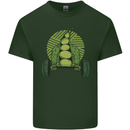 Gym Bean Bodybuilding Gym Training Mens Cotton T-Shirt Tee Top Forest Green