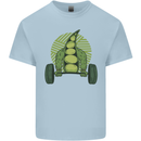 Gym Bean Bodybuilding Gym Training Mens Cotton T-Shirt Tee Top Light Blue