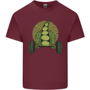Gym Bean Bodybuilding Gym Training Mens Cotton T-Shirt Tee Top Maroon