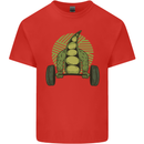 Gym Bean Bodybuilding Gym Training Mens Cotton T-Shirt Tee Top Red