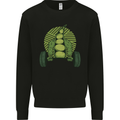 Gym Bean Bodybuilding Gym Training Mens Sweatshirt Jumper Black