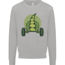 Gym Bean Bodybuilding Gym Training Mens Sweatshirt Jumper Sports Grey