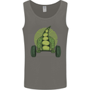 Gym Bean Bodybuilding Gym Training Mens Vest Tank Top Charcoal