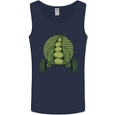 Gym Bean Bodybuilding Gym Training Mens Vest Tank Top Navy Blue