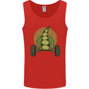 Gym Bean Bodybuilding Gym Training Mens Vest Tank Top Red