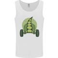 Gym Bean Bodybuilding Gym Training Mens Vest Tank Top White