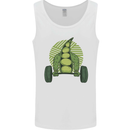 Gym Bean Bodybuilding Gym Training Mens Vest Tank Top White