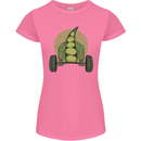 Gym Bean Bodybuilding Gym Training Womens Petite Cut T-Shirt Azalea