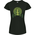 Gym Bean Bodybuilding Gym Training Womens Petite Cut T-Shirt Black