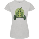Gym Bean Bodybuilding Gym Training Womens Petite Cut T-Shirt Sports Grey