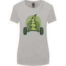 Gym Bean Bodybuilding Gym Training Womens Wider Cut T-Shirt Sports Grey