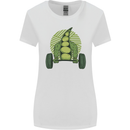 Gym Bean Bodybuilding Gym Training Womens Wider Cut T-Shirt White