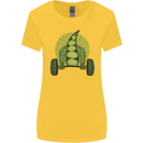 Gym Bean Bodybuilding Gym Training Womens Wider Cut T-Shirt Yellow