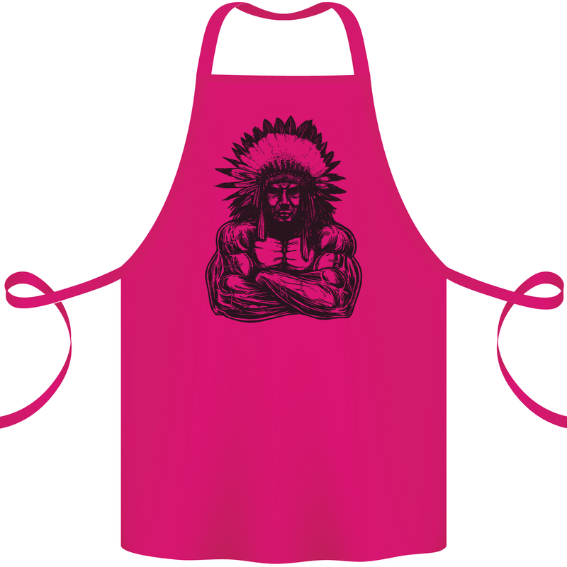 Gym Chief Training Top Bodybuilding MMA Cotton Apron 100% Organic Pink