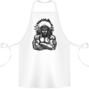 Gym Chief Training Top Bodybuilding MMA Cotton Apron 100% Organic White