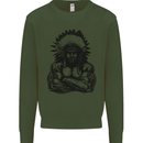 Gym Chief Training Top Bodybuilding MMA Kids Sweatshirt Jumper Forest Green