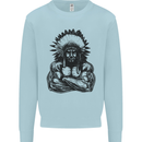 Gym Chief Training Top Bodybuilding MMA Kids Sweatshirt Jumper Light Blue