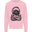 Gym Chief Training Top Bodybuilding MMA Kids Sweatshirt Jumper Light Pink