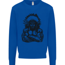 Gym Chief Training Top Bodybuilding MMA Kids Sweatshirt Jumper Royal Blue