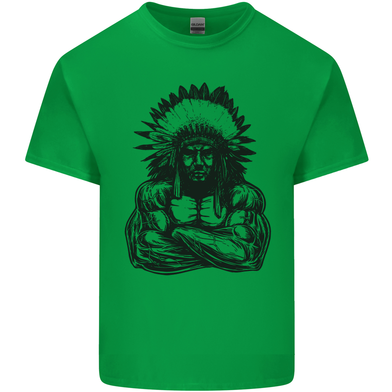 Gym Chief Training Top Bodybuilding MMA Kids T-Shirt Childrens Irish Green