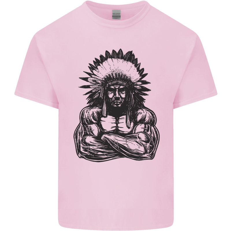 Gym Chief Training Top Bodybuilding MMA Kids T-Shirt Childrens Light Pink