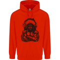 Gym Chief Training Top Bodybuilding MMA Mens 80% Cotton Hoodie Bright Red