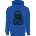 Gym Chief Training Top Bodybuilding MMA Mens 80% Cotton Hoodie Royal Blue